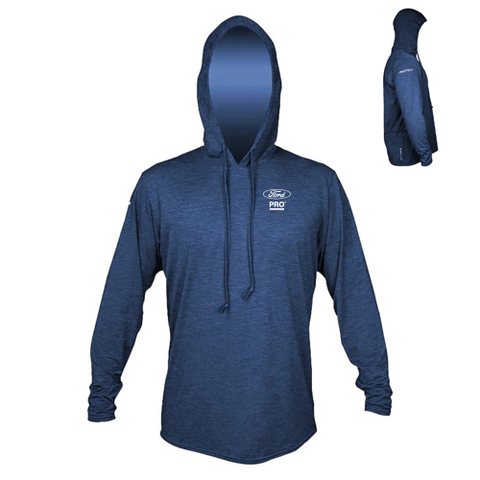 Anetik Low Pro Hooded Tee-Navy