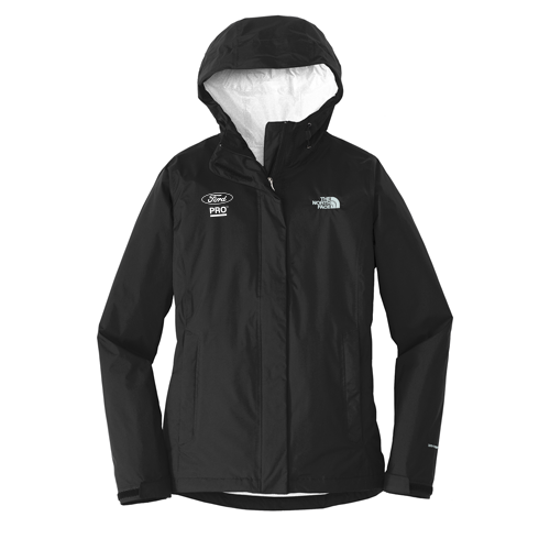 The North Face Ladies Dry Vent Rain Jacket- Black