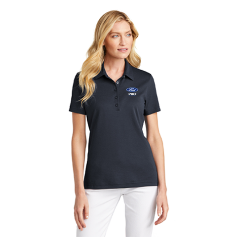 Ladies Travis Mathew Oceanside Polo- Blue Nights