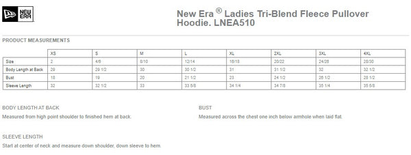 New Era® Ladies Tri-Blend Fleece Pullover Hoodie