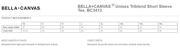 Bella + Canvas Unisex Triblend T-Shirt